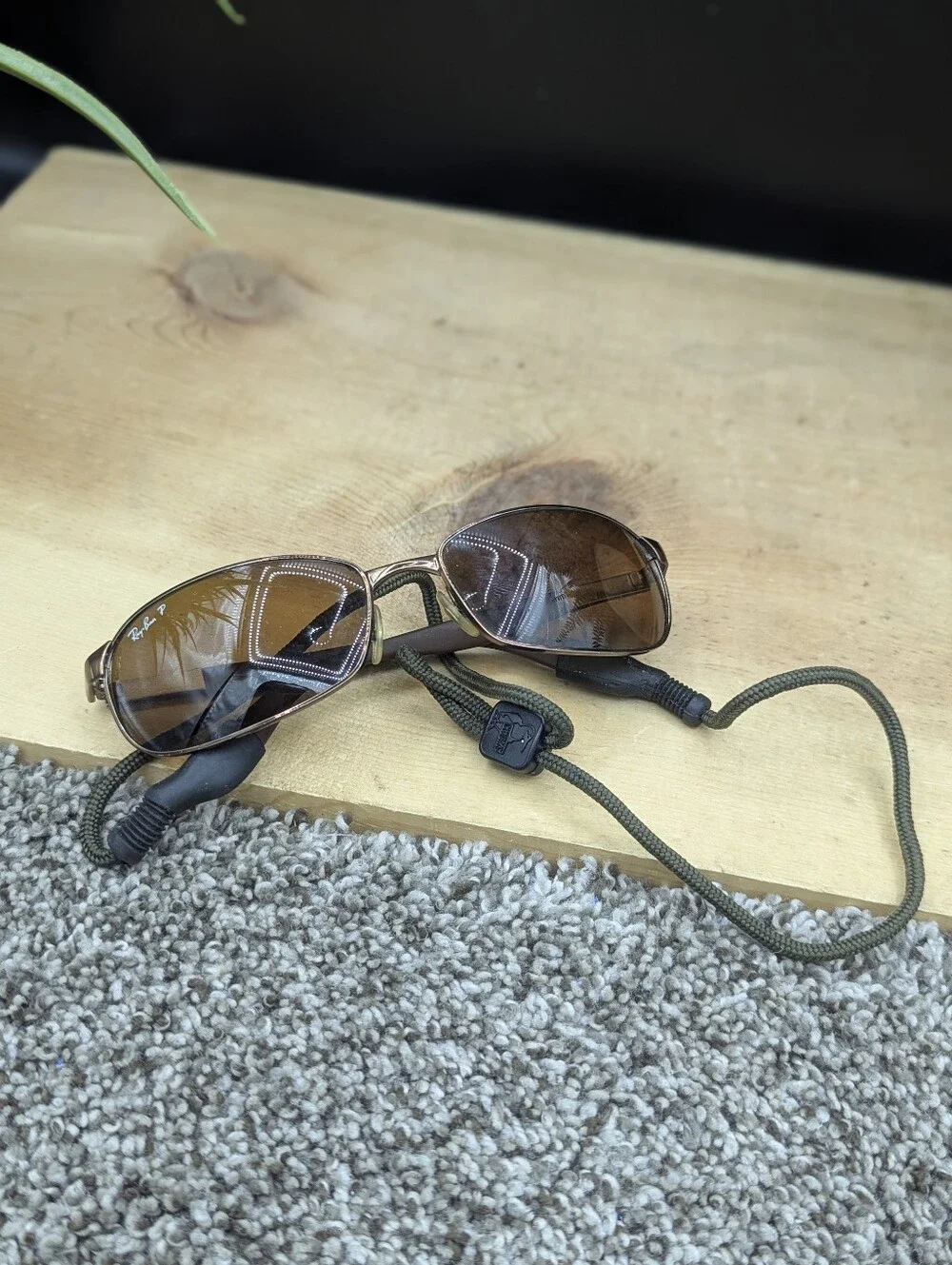 Ray Ban RB3254 014/5761 Pilot Sunglasses Brown /61mm Crystal Brown Polarized